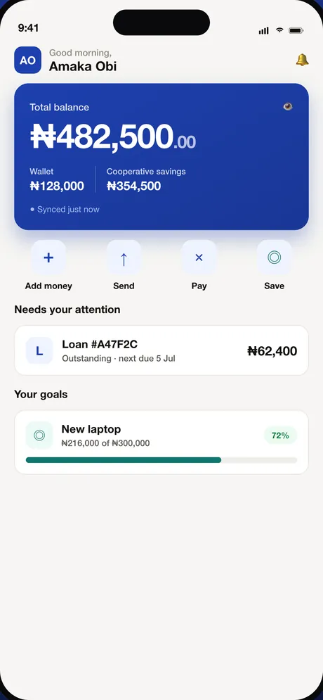 CoopFi — mobile